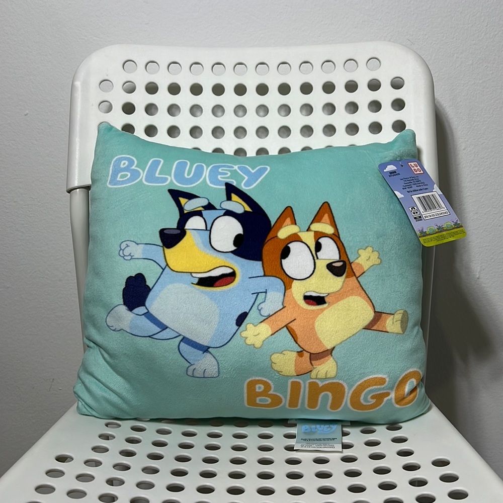 Super soft Bluey pillow
